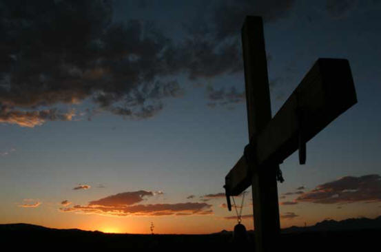 CrossAtSunset