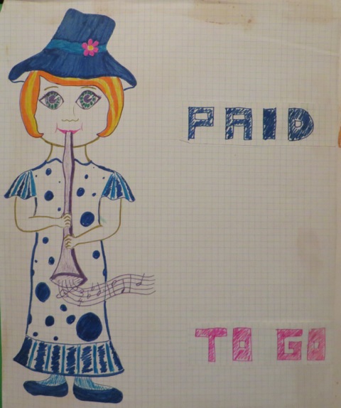 The chart I made for saving clarinet money.