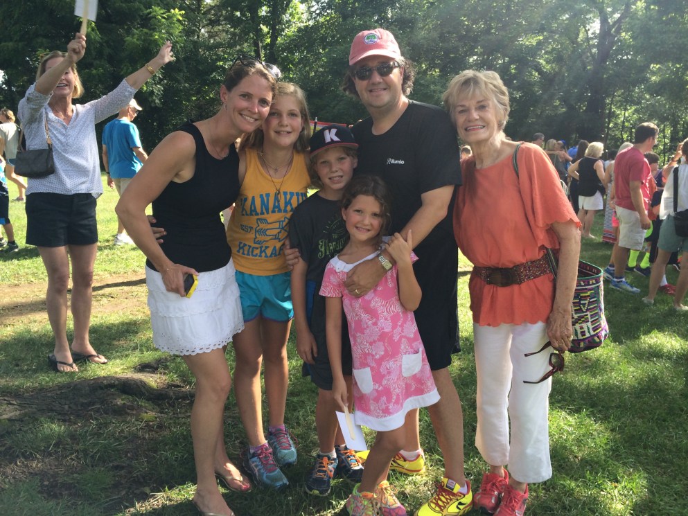 Me with my son Jack, his wife Rachel, and their children: Kate, Henry and Lilly.